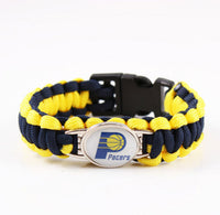 Thumbnail for NBA Indiana Pacers Paracord Survival Bracelet