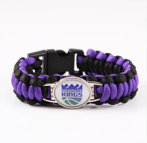 NBA Sacramento Kings Paracord Survival Bracelet