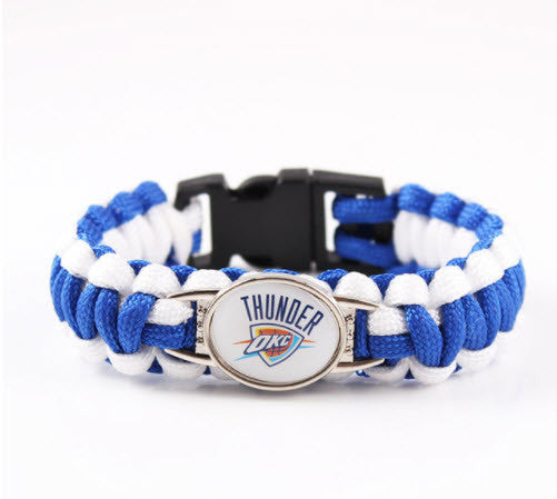 NBA Oklahoma City Thunder Paracord Survival Bracelet
