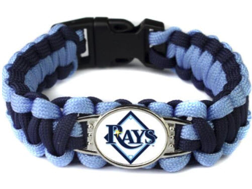 MLB Tampa Bay Rays Paracord Survival Bracelet