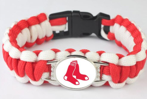 MLB Boston Red Sox Paracord Survival Bracelet