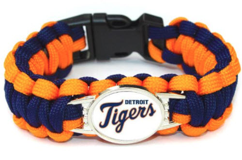 MLB Detroit Tigers Paracord Survival Bracelet