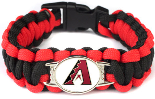 MLB Arizona Diamondbacks Paracord Survival Bracelet