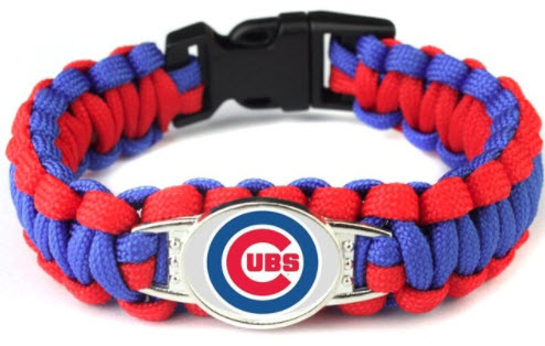 MLB Chicago Cubs Paracord Survival Bracelet
