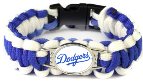 MLB Los Angeles Dodgers Paracord Survival Bracelet