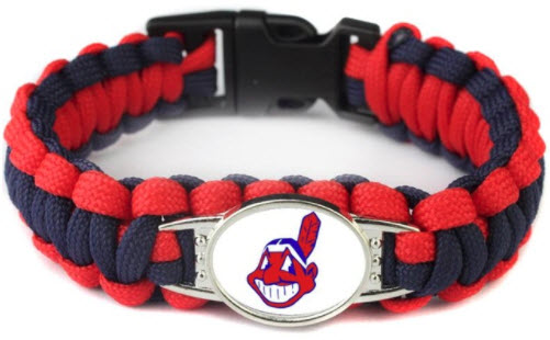 MLB Cleveland Indians Paracord Survival Bracelet