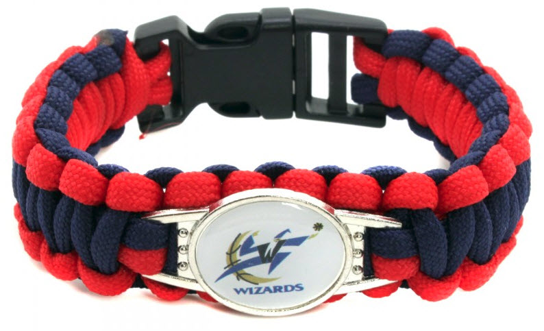 NBA Washington Wizards Paracord Survival Bracelet