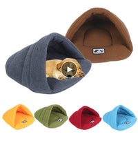 Thumbnail for Warm Sleeping Fleece Dog Bed