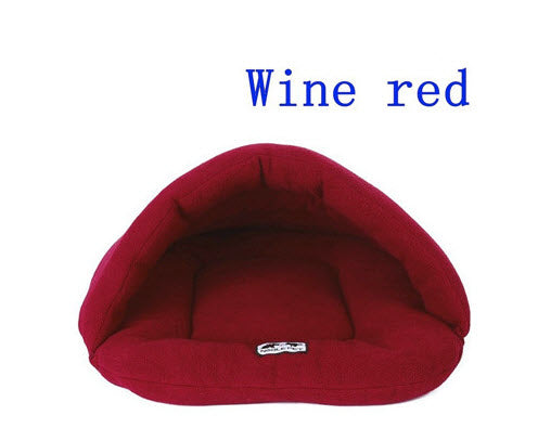 Warm Sleeping Fleece Dog Bed