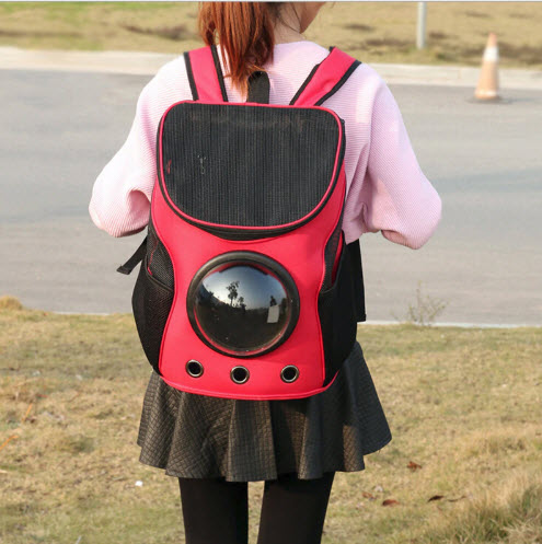 Cat Dog Astronaut Capsule Backpack