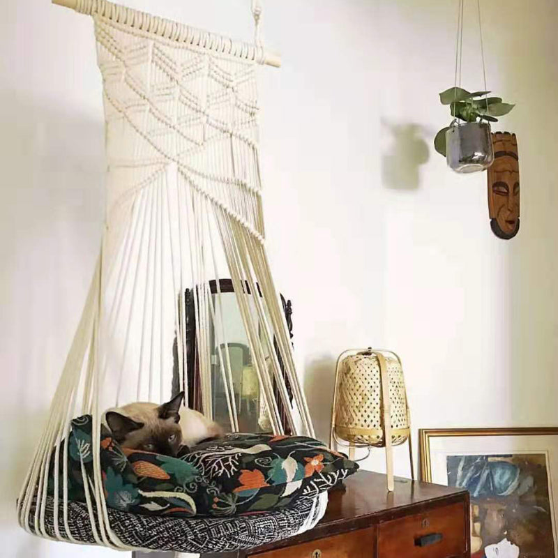 Hammock Cotton Swing Basket