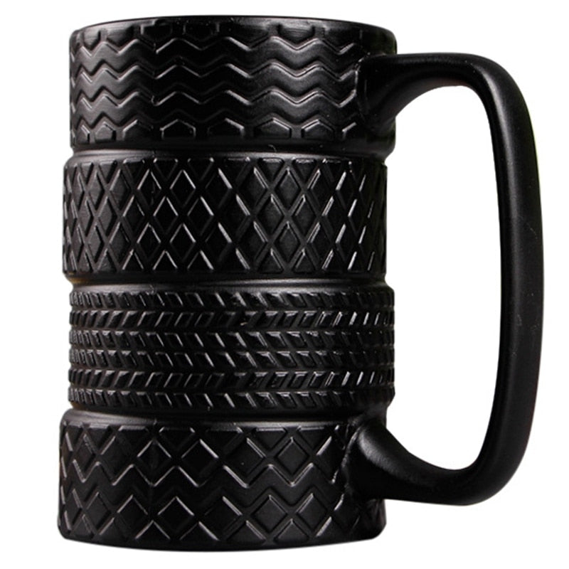 Porcelain Ceramic Tyre Coffee/Tea Mug