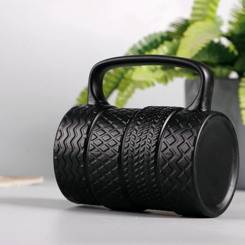 Porcelain Ceramic Tyre Coffee/Tea Mug