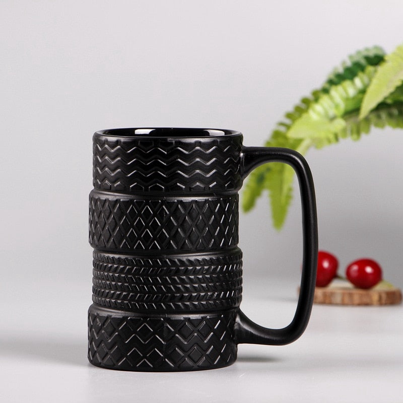 Porcelain Ceramic Tyre Coffee/Tea Mug