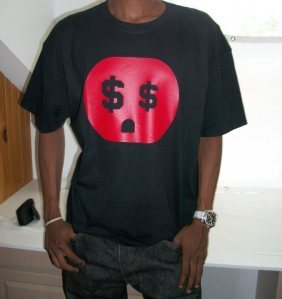 The Connect "Money Plug" Tshirt: Black With Red Print - TshirtNow.net - 1