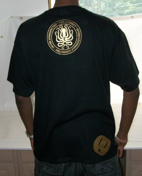 The Connect "Money Plug" Tshirt: Black With Gold Print - TshirtNow.net - 2