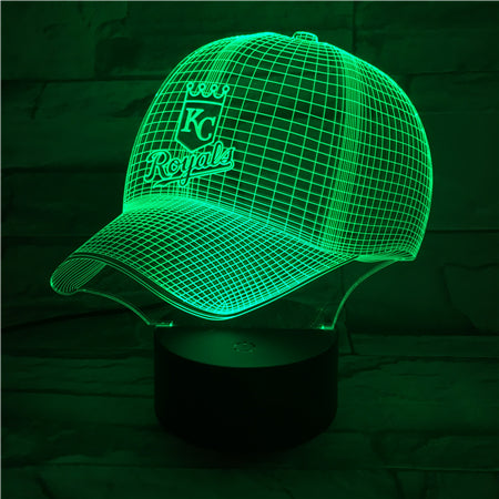 MLB KANSAS CITY ROYALS 3D LED LIGHT LAMP