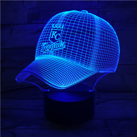 MLB KANSAS CITY ROYALS 3D LED LIGHT LAMP