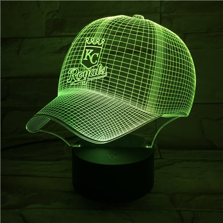 MLB KANSAS CITY ROYALS 3D LED LIGHT LAMP