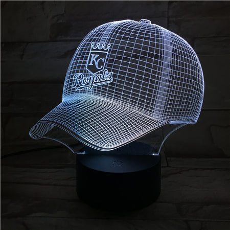 MLB KANSAS CITY ROYALS 3D LED LIGHT LAMP