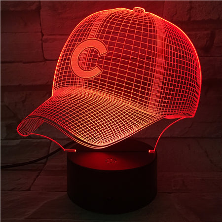 MLB CHICAGO CUBS 3D LED LIGHT LAMP