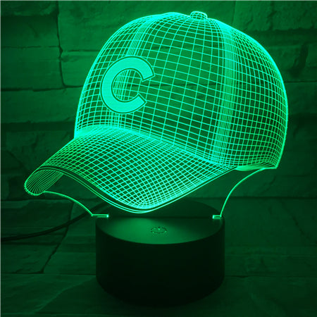 MLB CHICAGO CUBS 3D LED LIGHT LAMP