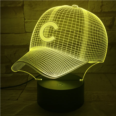 MLB CHICAGO CUBS 3D LED LIGHT LAMP
