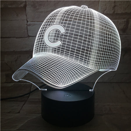 MLB CHICAGO CUBS 3D LED LIGHT LAMP