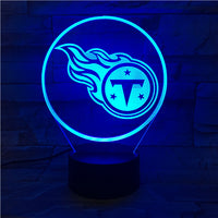 Thumbnail for NFL TENNESSEE TITANS LOGO 3D LED LIGHT LAMP
