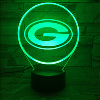 Thumbnail for NFL GREEN BAY PACKERS LOGO 3D LED LIGHT LAMP
