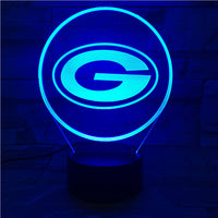 Thumbnail for NFL GREEN BAY PACKERS LOGO 3D LED LIGHT LAMP