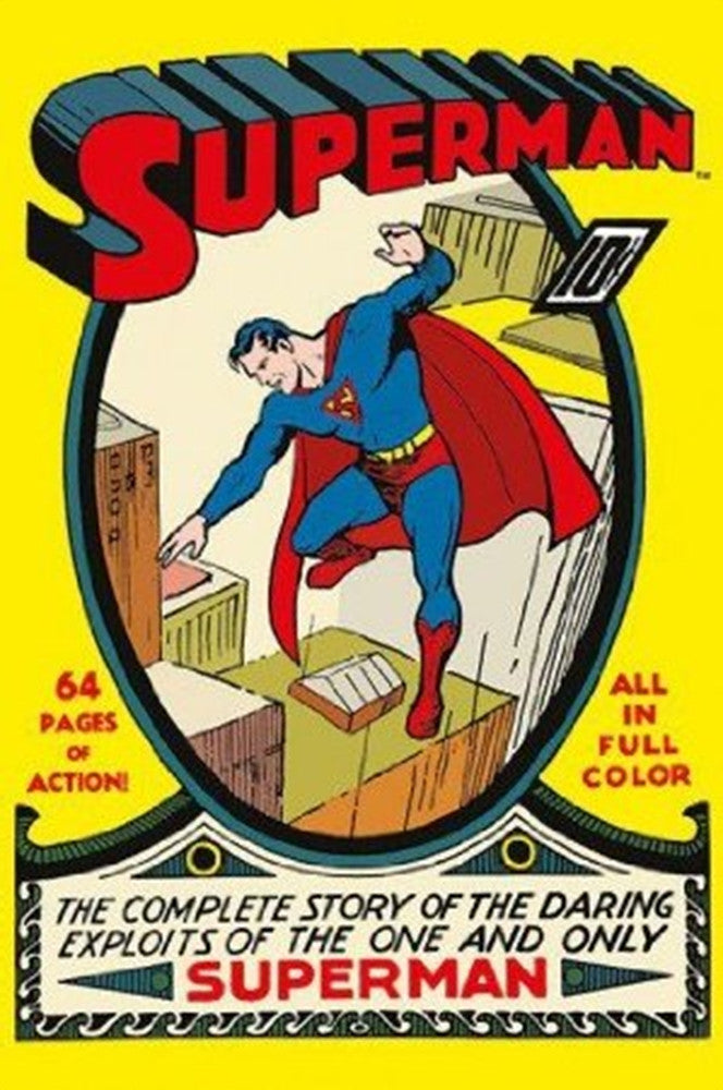 Superman The Complete Story Comic Poster - TshirtNow.net