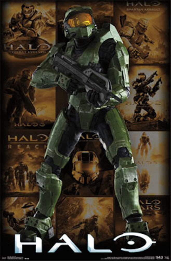 HALO Grid Gaming Poster - TshirtNow.net