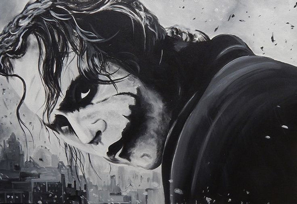 Batman Joker Black and White Comic Poster - TshirtNow.net