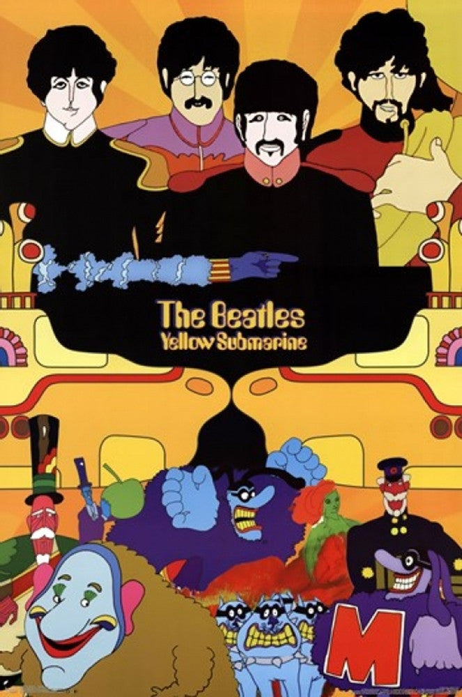 Beatles Yellow Submarine 2 Worlds Poster - TshirtNow.net