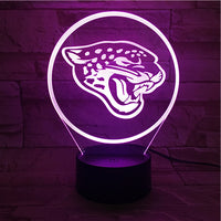 Thumbnail for NFL JACKSONVILLE JAGUARS LOGO 3D LED LIGHT LAMP