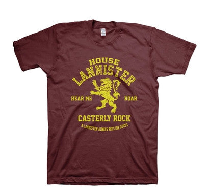 A Song of Ice and Fire Game of Thrones House Lannister TShirt - TshirtNow.net - 1
