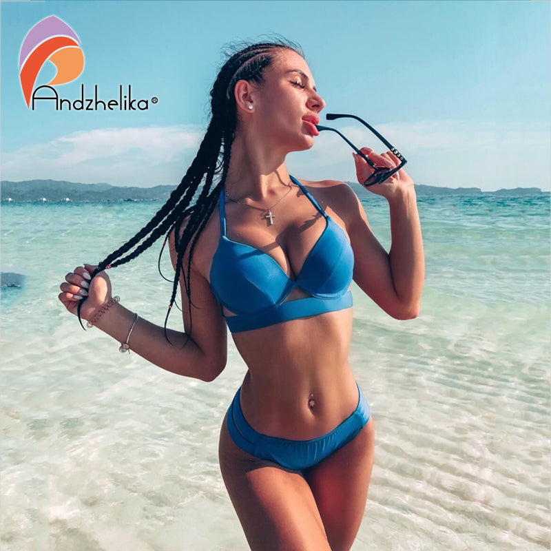 Sexy Push Up Bikinis Women Bandage Swimsuit