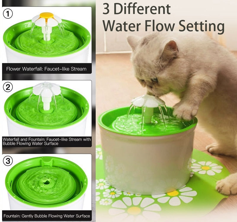 Automatic Fountain Bowl Water Dispenser - Ideal for Cats