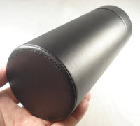 Thumbnail for Black COHIBA Genuine leather Travel Cigar Tube Jar Humidor with Hygrometer & Humidifier
