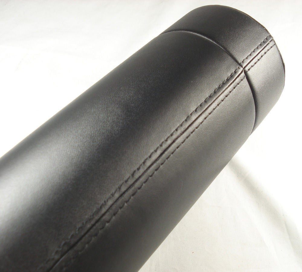 Black COHIBA Genuine leather Travel Cigar Tube Jar Humidor with Hygrometer & Humidifier