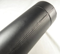 Thumbnail for Black COHIBA Genuine leather Travel Cigar Tube Jar Humidor with Hygrometer & Humidifier