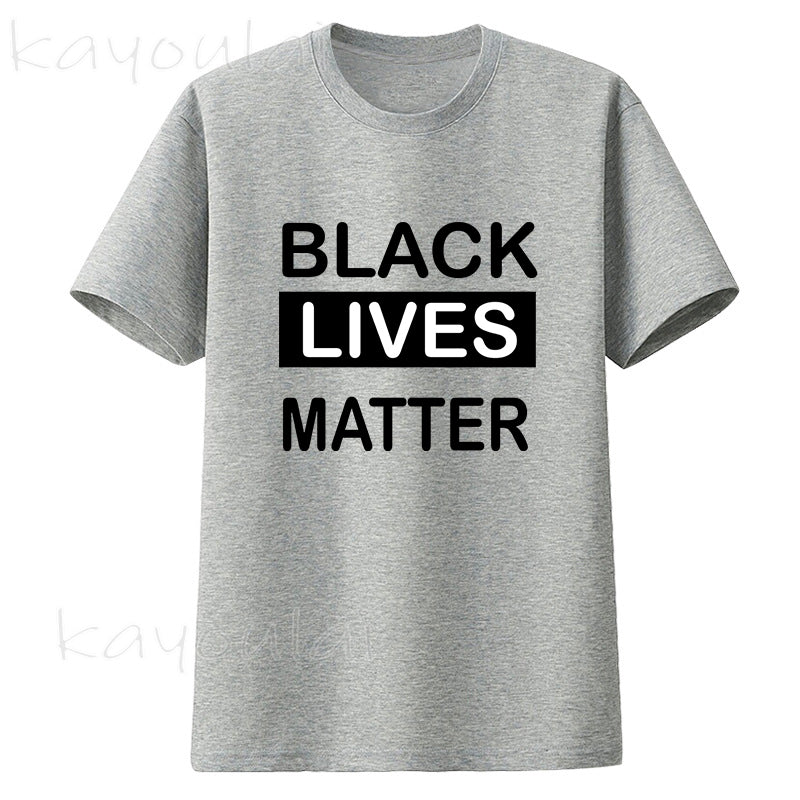 Black Lives Matter - Activist Movement Cotton Knitted Casual Unisex T-Shirt