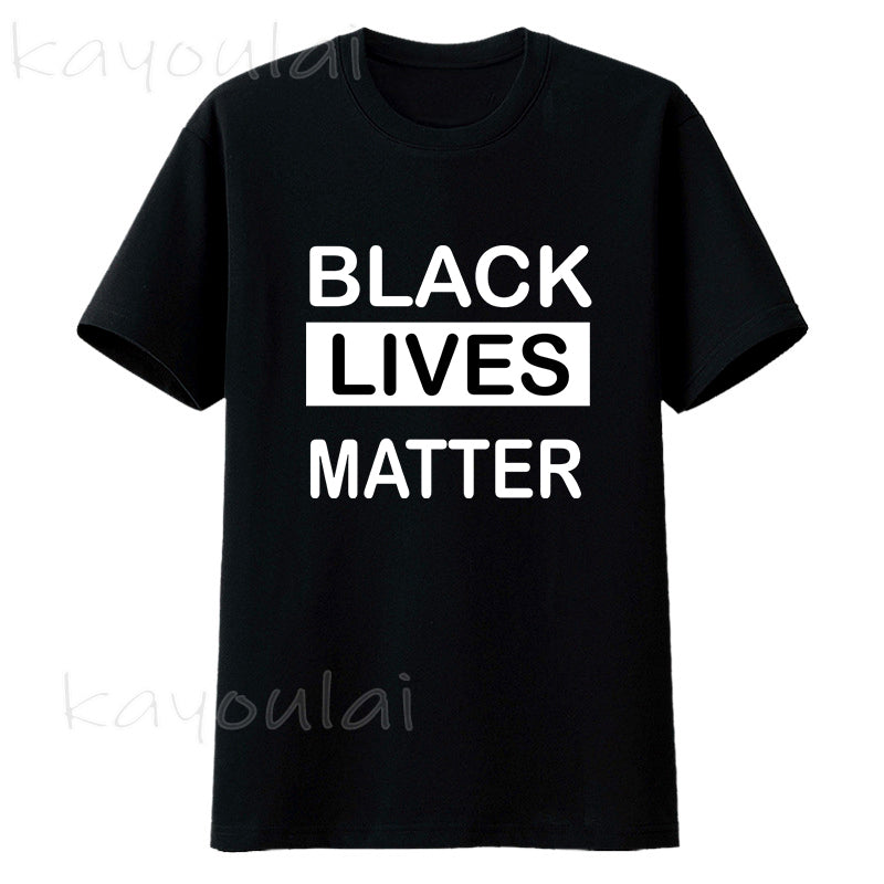 Black Lives Matter - Activist Movement Cotton Knitted Casual Unisex T-Shirt