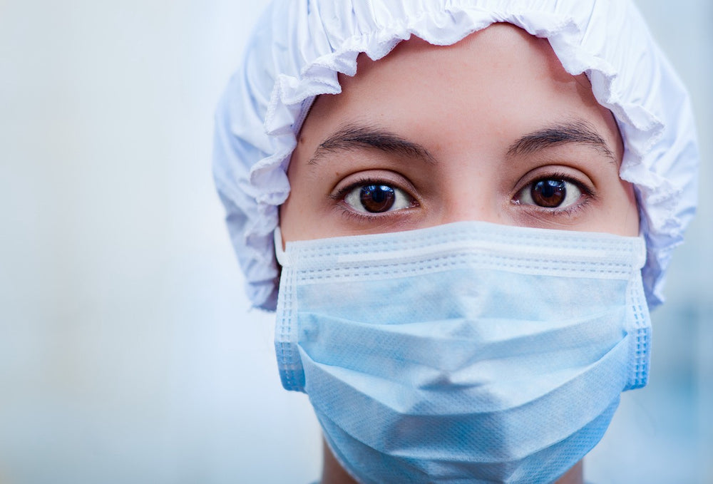 Disposable Medical Bouffant Hair Caps Surgical Bonnets