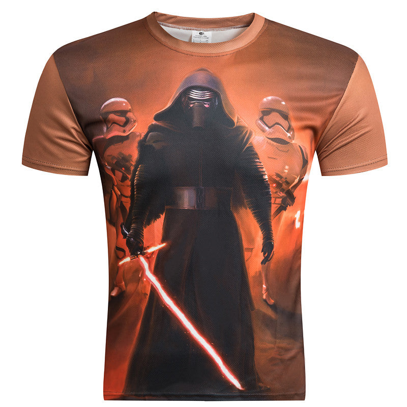 Star Wars Allover 3D Print Performance Tshirts - TshirtNow.net - 5