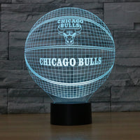 Thumbnail for NBA CHICAGO BULLS 3D LED LIGHT LAMP