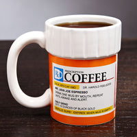 Thumbnail for Caffeine Pharmacy Prescription Ceramic Coffee/Tea Mug