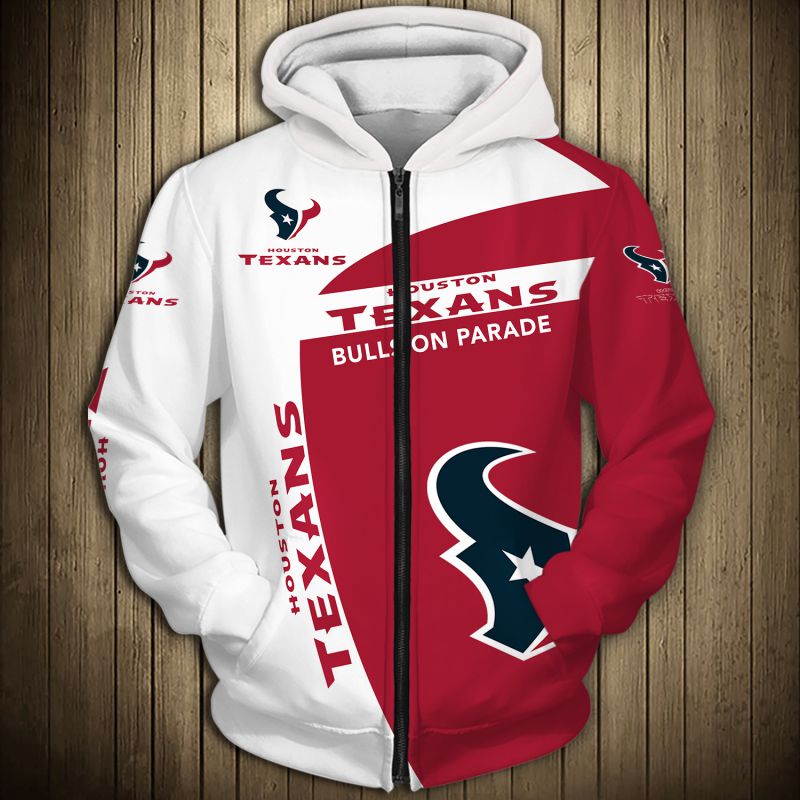 NFL Team Logo Men's Zippered Hoodie