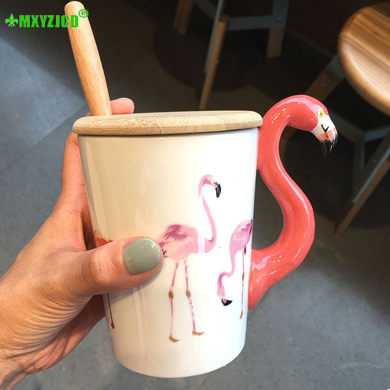 Hand Painted and Sculpted Animal Pattern Ceramic Mark Water/Coffee/Tea Cup Ideal for Office Decorative Purpose.